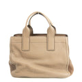 MiuMiu Grey Vitello Caribu Soft Pebbled Leather 2Way Shoulder Bag-SKU #3996 by Bolt Boutique