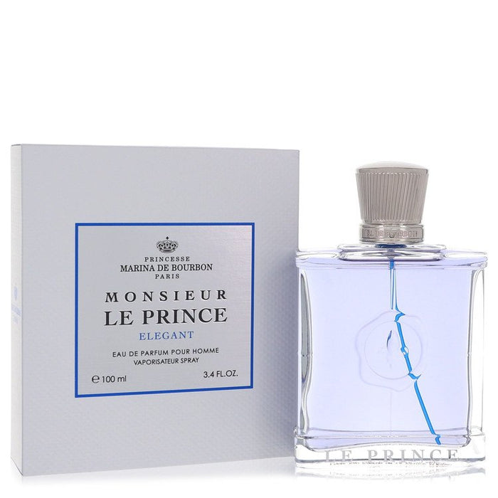 Monsieur Le Prince Elegant by Marina De Bourbon Eau De Parfum Spray 3.4 oz for Men by Avera Group