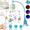 Mobile Star Projection Nursery Light Baby Rattle Toy with Music Box Remote Control by DailySale
