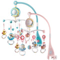 Mobile Star Projection Nursery Light Baby Rattle Toy with Music Box Remote Control by DailySale