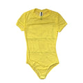 See-Thru Mock Neck Bodysuit by The House of Stylez