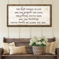 The Best Things In Life Sign VI by Tailored Canvases