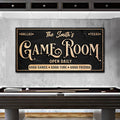 Personalized Game Room Sign by Tailored Canvases