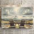 Vineyard Themed We Got This Couple Sign by Tailored Canvases