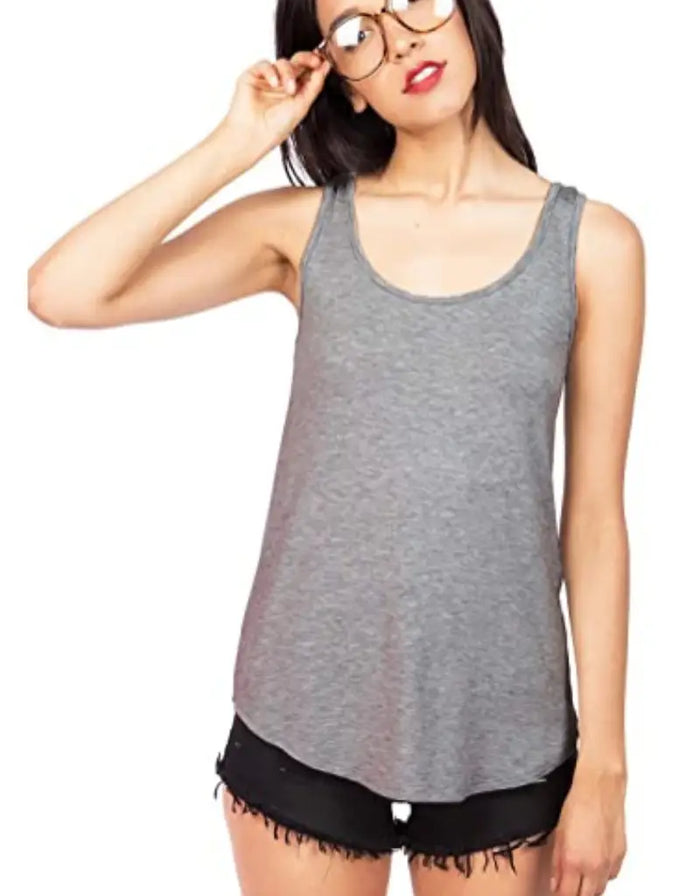 Modal Tank Top - H. Charcoal by Boutique 23