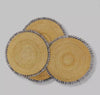 Mode Living Shell Placemats, Yellow, Set of 4