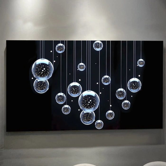 Modern Abstract Bubbles Wall Art by Tailored Canvases