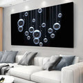 Modern Abstract Bubbles Wall Art by Tailored Canvases