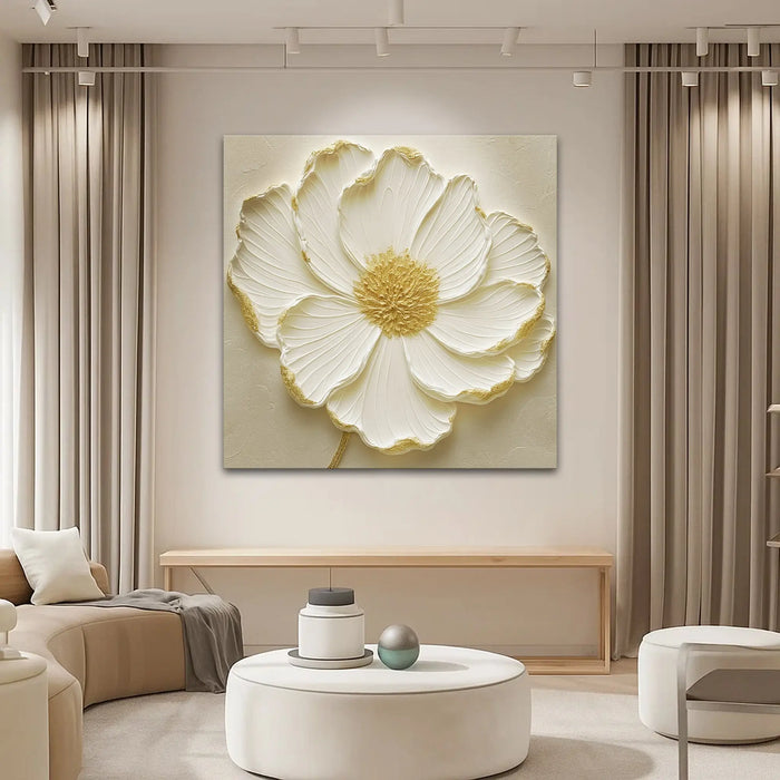 Modern Abstract Flower Wall Art by Tailored Canvases