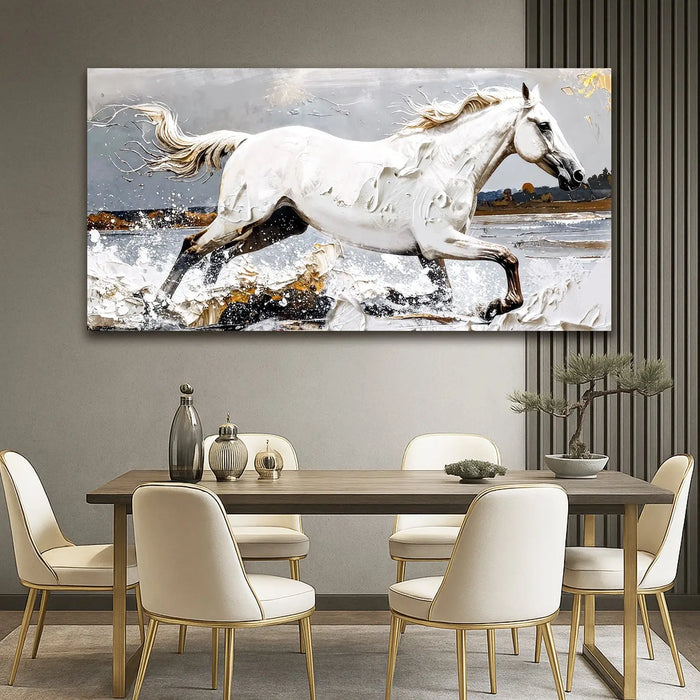 Modern Abstract Horse Wall Art by Tailored Canvases
