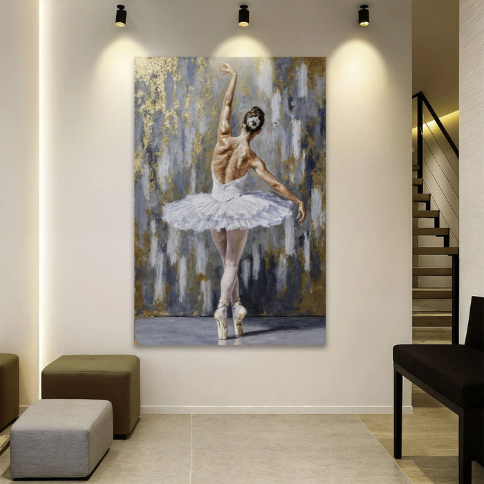 Modern Ballet Elegance Wall Art by Tailored Canvases