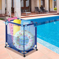 Modern Blue Pool Storage Bin by DailySale