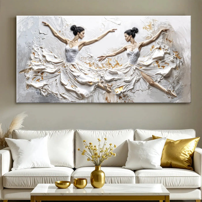 Modern Ethereal Dancers Wall Art by Tailored Canvases