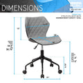 Modern Height Adjustable Office Task Chair by DailySale