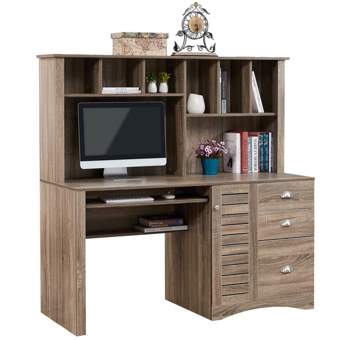 Modern Home Office Desk- 59" Computer Desk Table by DailySale