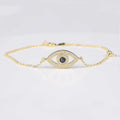 Modern Sapphire Evil Eye Bracelet by Fine Color Jewels