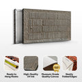 Modern Stone Pattern Wall Art by Tailored Canvases