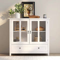 Modern Storage Cabinet with Metal Handles by DailySale