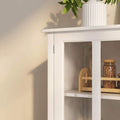 Modern Storage Cabinet with Metal Handles by DailySale