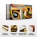 Modern Vibrant Abstract Wall Art by Tailored Canvases