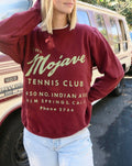 Mojave Tennis Club Crewneck Sweatshirt by Ace The Moon