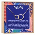 Mom Double Circles Necklace by Dear Ava