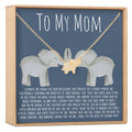 Mom Elephant Pendant Necklace by Dear Ava