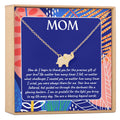 Mom Elephant Pendant Necklace by Dear Ava