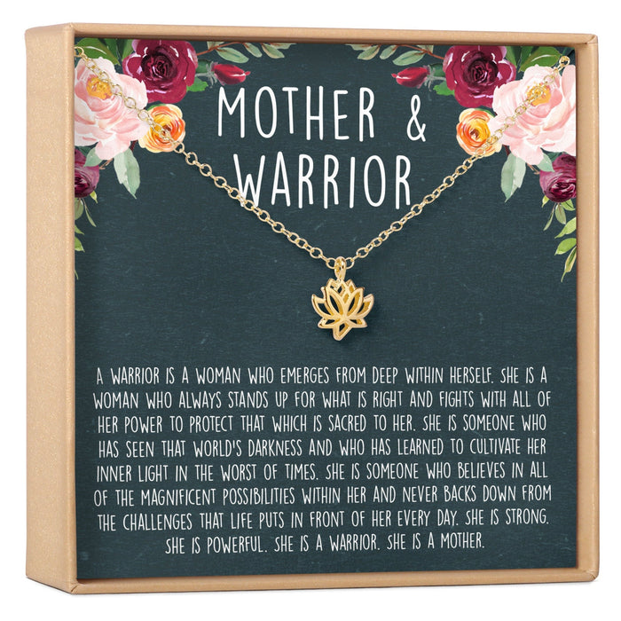 Mom Lotus Necklace by Dear Ava