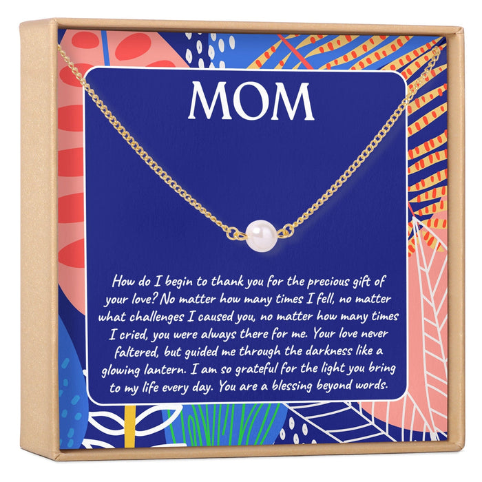 Mom Pearl Necklace by Dear Ava