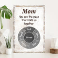 Mom Personalized Puzzle Sign by Tailored Canvases