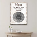 Mom Personalized Puzzle Sign by Tailored Canvases