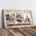 Mom, To Us You Are The World Sign by Tailored Canvases