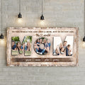 Mom, To Us You Are The World Sign by Tailored Canvases