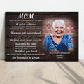 Mom, You're Too Beautiful To Forget Happy Mother's Day Sign by Tailored Canvases