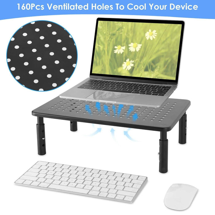 Monitor Stand Riser 3 Height Adjustable Desk by DailySale