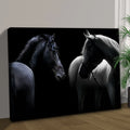 Monochromatic Horses Canvas Wall Art by Tailored Canvases