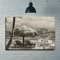 Monochrome Beach Name Sign by Tailored Canvases