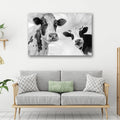 Monochrome Holstein Cows Canvas Wall Art by Tailored Canvases
