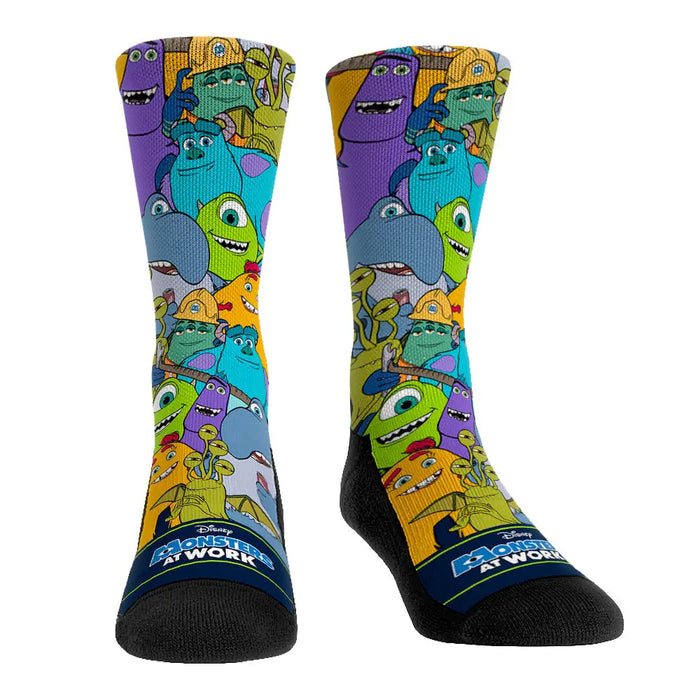 Monsters at Work - Stacked Characters by Rock 'Em Socks