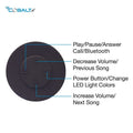 Mood Tower Multi-Color LED Light Wireless Speaker by DailySale