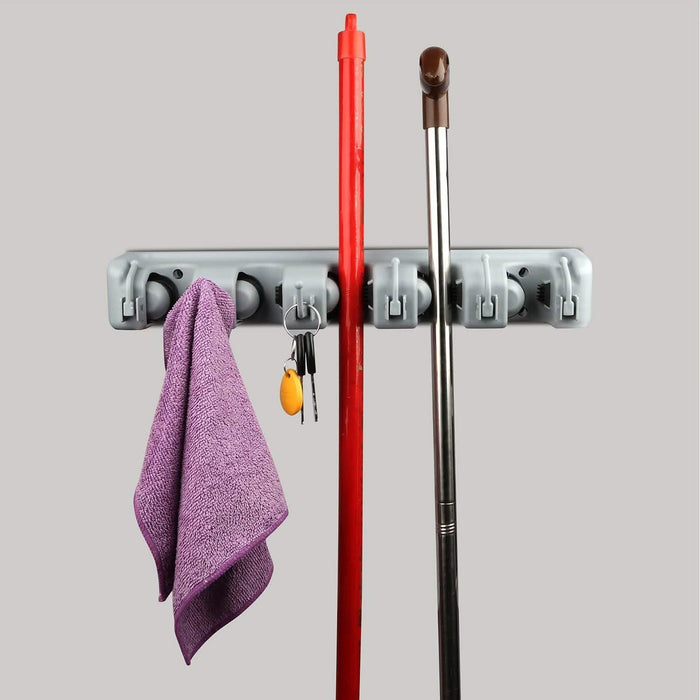 Mop Holder Wall Mount Hanger Organizer Storage by DailySale