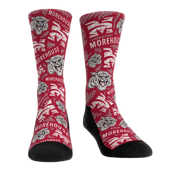 Morehouse Maroon Tigers - Logo Sketch by Rock 'Em Socks