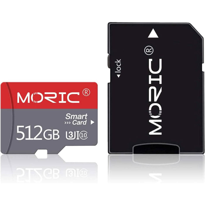 Moric 512GB Micro SD Card Fast Speed MicroSDXC UHS-I Memory Card (Refurbished) by DailySale