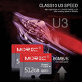 Moric 512GB Micro SD Card Fast Speed MicroSDXC UHS-I Memory Card (Refurbished) by DailySale