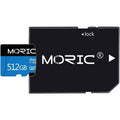 Moric 512GB Micro SD Card with Adapter Class 10 Fast Speed Memory Card (Refurbished) by DailySale