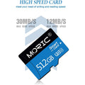 Moric 512GB Micro SD Card with Adapter Class 10 Fast Speed Memory Card (Refurbished) by DailySale