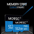 Moric 512GB Micro SD Card with Adapter Class 10 Fast Speed Memory Card (Refurbished) by DailySale