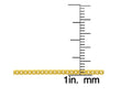 10K Gold Moricci 2MM Italian Cuban Chain Necklace by DailySale