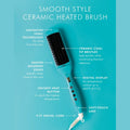 Moroccanoil Smooth Style Ceramic Heated Brush by Nava Beauty